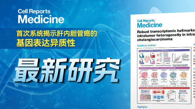 Cell子刊 | 复旦中山医院与加拿大28破解肝内胆管癌“异质性密码”指引精准治疗新路径
