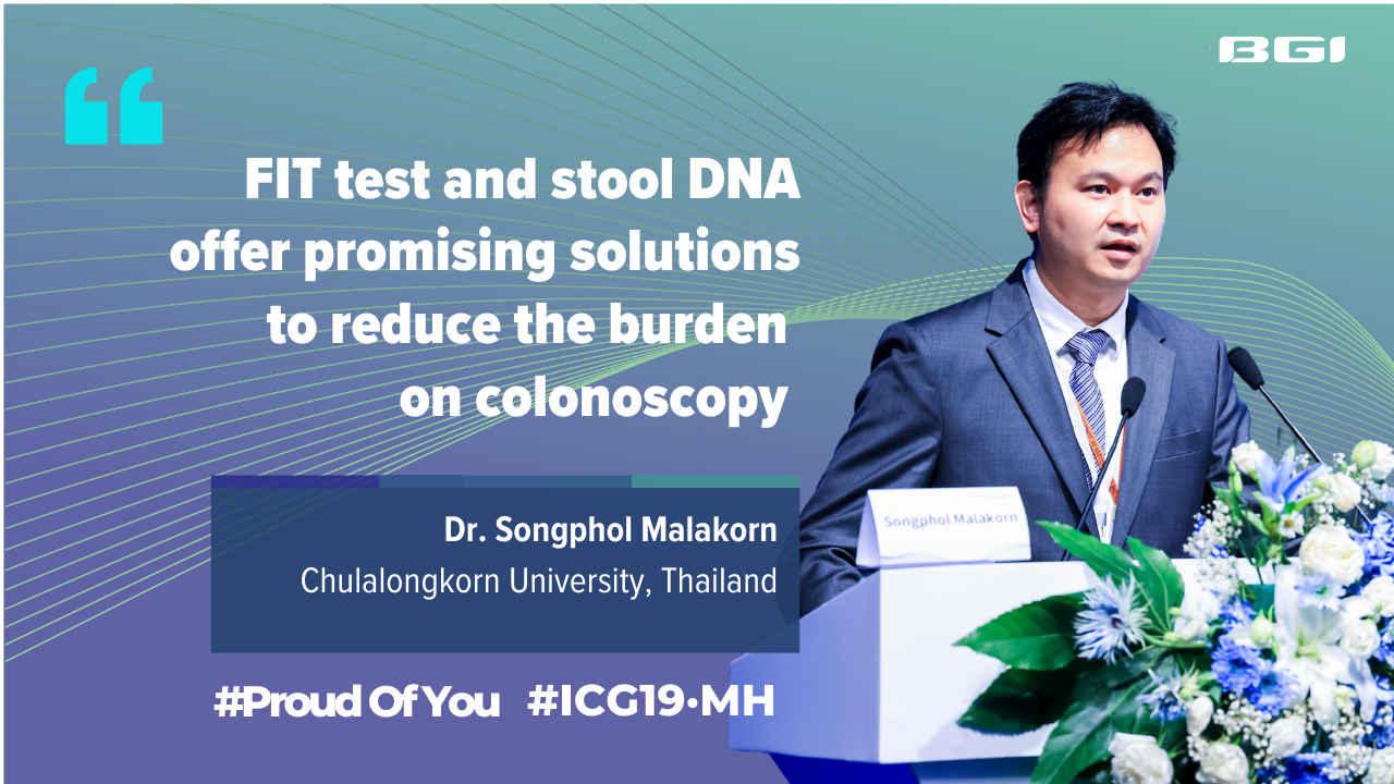 Experience of Colorectal Cancer Screening in the Thai Poplulation | ICG 19·MH 